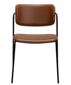 כיסא אוכל בצבע כאמל