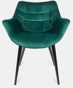 כיסא קטיפה ירוק