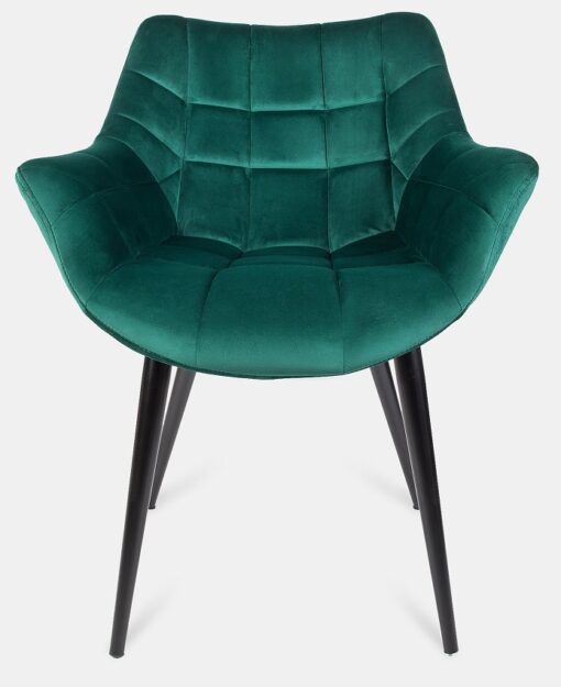 כיסא קטיפה ירוק
