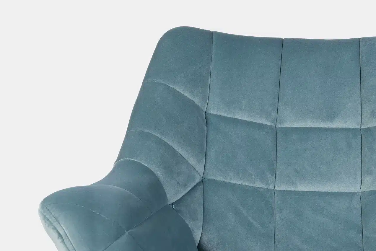 כסא מרופד בבד קטיפה תכלת - כסא בבד קטיפה טורקיז תכלת - כל הרהיטים סטייל מאסטר רהיטים - רהיטים איכותיים לבית ולמשרד