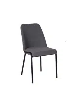כסאות לפינת אוכל בבד אפור