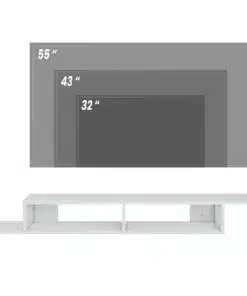 מזנון תלוי לבן;