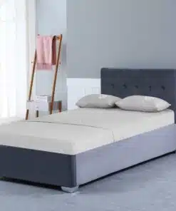 מיטת יחיד מרופדת עם ארגז מצעים