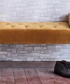 ספסל בד חרדל