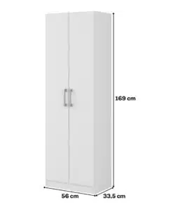 ארון מדפים לבן (1)