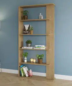 ארון ספרים פתוח מעץ