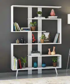 ספריה מעוצבת לסלון