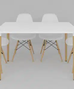 פינת אוכל לבנה בזול