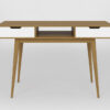 שולחן עבודה מודרני רוחב 120 סמ אלון ולבן