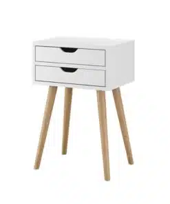 שידה לבנה לחדר שינה בעיצוב קלאסי