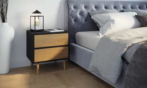 שידת לילה לחדר השינה עם מגירות