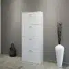 ארון נעליים לבן 4 תאים