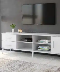 מזנון טלוויזיה לבן