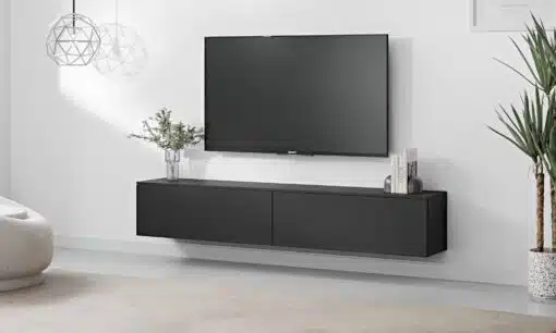 מזנון צף יוקרתי שחור 160 סמ