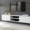 מזנון צף רוחב 180 בצבע לבן