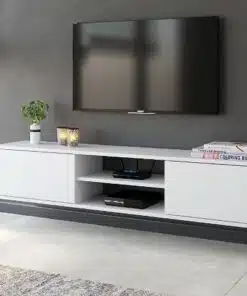 מזנון צף רוחב 180 בצבע לבן