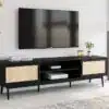 מזנון ראטן מעוצב לסלון