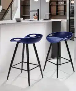 כיסא בר כחול