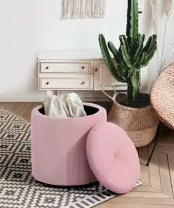 הדום אחסון קלאסי ורוד