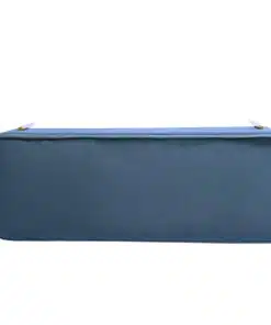 הדום מעוצב לחדר השינה בד כחול