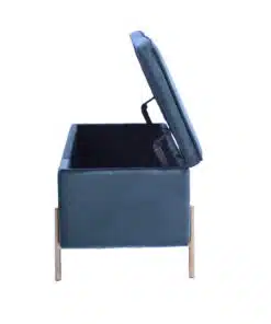 הדום עם תא אחסון מלבני
