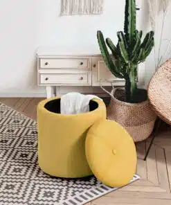 הדום צהוב בעיצוב קלאסי בצבע חרדל