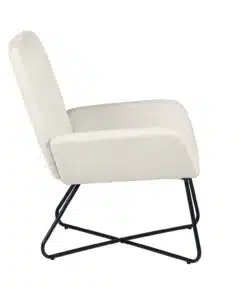 כורסא מעוצבת – שמנת