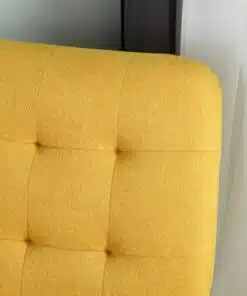 כורסאת המתנה בד חרדל