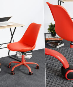 כיסא אדום לשולחן כתיבה
