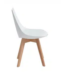 כיסא לפינת אוכל בעץ לבן