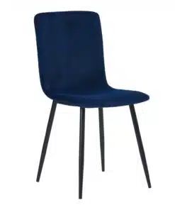 כיסא לפינת אוכל כחול נייבי