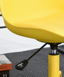 כיסא מחשב בצבע צהוב