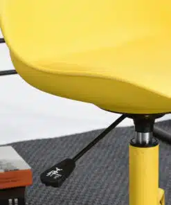 כיסא מחשב בצבע צהוב