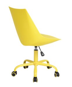 כיסא מחשב לילדים בצבע צהוב