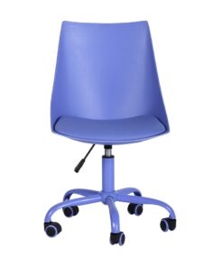כיסא מחשב ללא ידיות בצבע סגול