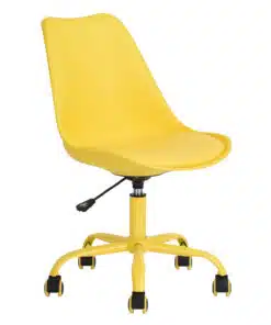 כיסא מחשב צהוב