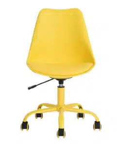 כיסא משרדי צהוב