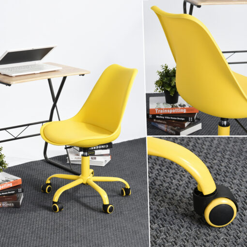 כיסא צהוב למחשב