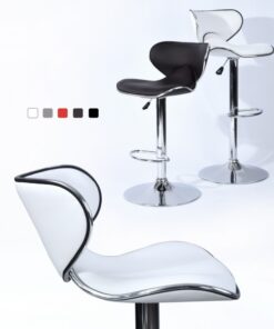 כסא בר לבן עיצוב מודרני