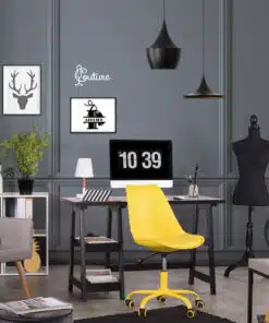 כסא מחשב צהוב לילדים