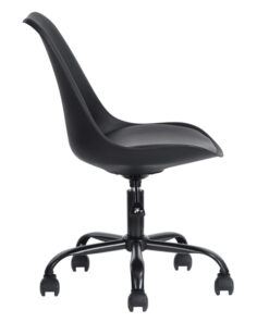 כסא משרדי מעוצב בצבע שחור