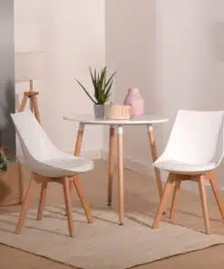 כסא פינת אוכל בצבע לבן