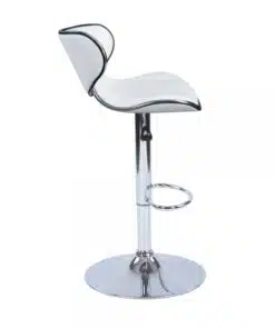 כסאות בר מתכווננים למטבח בצבע לבן