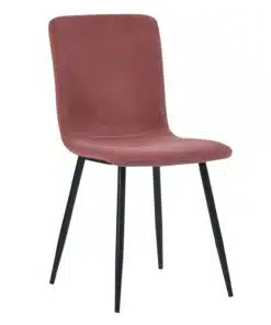 כסאות קטיפה לפינת אוכל ורוד עתיק