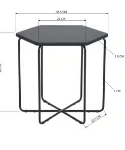 שולחן סלון לצד