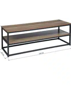 שולחן סלון מלון בצבע אגוז