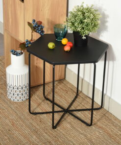 שולחן צד לסלון בצבע שחור - Copy