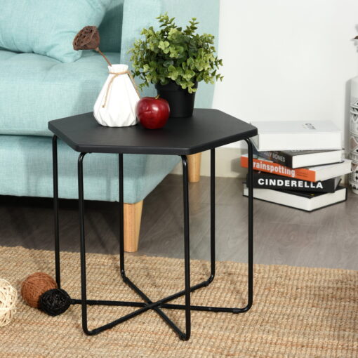 שולחן קטן לסלון בצבע שחור - Copy