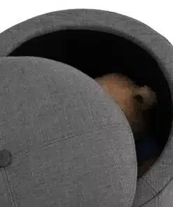 שרפרף מרופד לשידת איפור