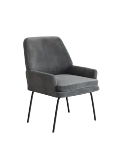 כורסא מעוצבת בבד קטיפה אפוור